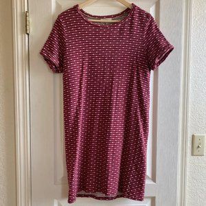 Everly Striped T Shirt Dress